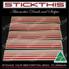 VP S Pack and SS Tail Light and Boot Garnish Pinstripe - Red