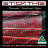 VP S Pack and SS Tail Light and Boot Garnish Pinstripe - Red