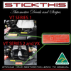 Vehicle Emission Control Information & SRS Decal NA - VT WH V6
