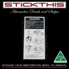 Jack Instruction Decal - HQ Sedan, Coupe, Statesman