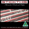 VH and VK (early) Vacationer Complete Stripe Kit - Red to Brown Fade