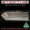 VH Vacationer - Complete Stripe Kit, - White to Dark Grey Fade
