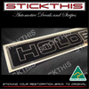 HQ-WB 1 Ton/Tonner Cab Chassis "HOLDEN" Rear Chassis Decal