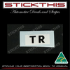 Wiper Motor Decal - HK HT HG "TR" Picking Decal (Lucas)
