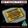 GMH Lucas Battery Part Number 12H09PP Decal 60's Terminal Caution Decal
