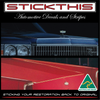 HJ HX HZ Statesman Caprice Decal Pinstripe Kit - Gold