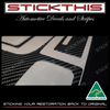 VS GTS, GTS/R Manual Console Plastic Insert, 6 Speed Shift Pattern and Carbon Overlay Kit