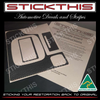 VS GTS, GTS/R and Senator Manual Console Plastic Insert 