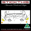 VF HSV Maloo Ute Rear Bumper Bar Insert Panels (1 Pair)