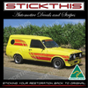 Sundowner Escort Panelvan Full Stripe and Logo Kit