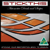 Sundowner Escort Panelvan Full Stripe and Logo Kit - Light Orange, Orange