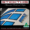 Sundowner Escort Panelvan Full Stripe and Logo Kit - Light Blue, Blue