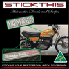 Yamaha Trail DT360A 1974 Australian Model Graphics Decal Kit
