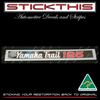 Yamaha Trail DT125A 1974 Australian Model - Exhaust Cover Decal