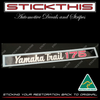Yamaha Trail DT175A 1974 Australian Model - Exhaust Cover Decal