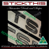 Ford Tickford AU T2 TS50 L/H Side Skirt Badge and Engine Cover