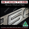 Ford Tickford AU T2 TE50 L/H Side Skirt Badge and Engine Cover