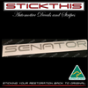 VS Series 1 HSV Senator Boot Badge/Decal