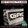 Toyota Celica GT-Four (ST205) Group A Rallye Boot Badge ONLY