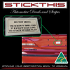 EB-EL Boot Decal - Do Not Drill Number Plate Screw Warning