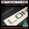XG Falcon Ute, 1994 LONGREACH Tailgate Decal - Metallic Grey