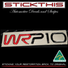 Subaru Impreza WRX WRP10 Front Door Badge
