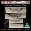 W427 Brake Caliper Decal Set 2 Front 2 Rear - Silver