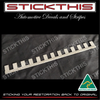 Headlining Bow Rear Teeth Kit - LX UC - Hatch