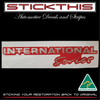 VT and WH International Series Boot Badge