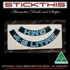 Air Cleaner Decal Kit Blue  - WB VC VH V8 - GMH 4.2 Litre