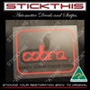 Cobra Alarm Decal Kit, HDT VH VK VL VN - Green