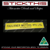 Faulkner Motors, Yellow - Ipswich QLD