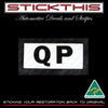 Wiper Motor Decal - HQ HJ HX "QP" Picking Decal (Lucas)