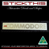 SV3800 COMMODORE Boot Garnish Decal, VN
