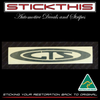 VR GTS - Boot "GTS" Decal - Green Metallic