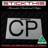 Radiator Parts Picking Label, CP 2818874 - HQ Manual 350