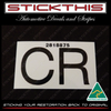 Radiator Parts Picking Label, CR 2818875 - HQ Auto 350 no A/C