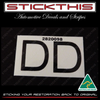 Radiator Parts Picking Label, DD 2820098 - HQ HJ Manual 253 308 no A/C