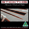 HX HZ DY1 SCREENPRINTED SANDMAN PANELVAN DECALS AND STRIPES STICKER KIT
