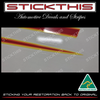 HZ Mid Red DY3 Sandman Ute and Panelvan Stripe and Decal Sticker Kit