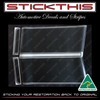 HQ GTS Stick-on Stripe Kit, Front End Only - Black