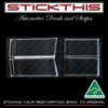 HQ GTS Stick-on Stripe Kit, Sedan or Coupe - Black