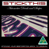 Screenprinted HX DX5 Sandman Stripe Decal Kit