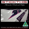Screenprinted HX DX5 Sandman Stripe Decal Kit