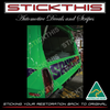 Screenprinted HX DX5 Sandman Stripe Decal Kit Eloped