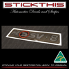 HSV 8 Side Guard Badge - VN VP