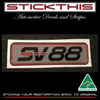 SV88 Grille, Boot and Guard Badge Kit, VL