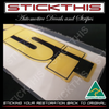 VS GTS R 215i Boot Badge