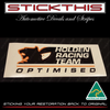 VS GTS R HRT Optimised Guard Decal