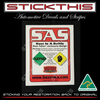 Bazooka NOS8 - SAS BASS in a Bottle Decal